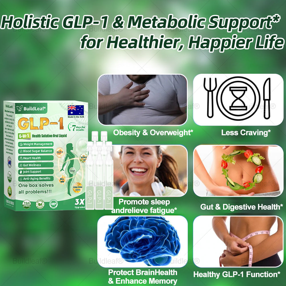 𝖮𝖿𝖿𝗂𝖼𝗂𝖺𝗅 𝖲𝗍𝗈𝗋𝖾 | 𝑩𝒖𝐢𝒍𝒅𝑳𝒆𝐚𝒇® GL𝐏-1 6-𝒊𝒏-1 𝑯𝒆𝒂𝒍𝒕𝒉 𝑺𝒐𝒍𝒖𝒕𝒊𝒐𝒏 𝖮𝗋𝖺𝗅 𝐋𝐢𝐪𝐮𝐢𝐝 (𝑱𝒖𝒔𝒕 𝒐𝒏𝒄𝒆 𝒂 𝒅𝒂𝒚, 𝘃𝗶𝘀𝗶𝗯𝗹𝗲 𝗰𝗵𝗮𝗻𝗴𝗲𝘀 𝗶𝗻 𝟳 𝗱𝗮𝘆𝘀） ✅ 𝘍𝘰𝘳 𝘰𝘣𝘦𝘴𝘪𝘵𝘺, 𝘤𝘢𝘳𝘥𝘪𝘰𝘷𝘢𝘴𝘤𝘶𝘭𝘢𝘳 𝘩𝘦𝘢𝘭𝘵𝘩,𝙙𝙞𝙖𝙗𝙚𝙩𝙚𝙨, 𝙨𝙡𝙚𝙚𝙥 𝐚𝐩𝐧𝐞𝐚, 𝐆𝐮𝐭 𝐇𝐞𝐚𝐥𝐭𝐡, 𝐣𝐨𝐢𝐧𝐭 𝐢𝐬𝐬𝐮𝐞𝐬, 𝐚𝐧𝐝 𝐦𝐨𝐫𝐞