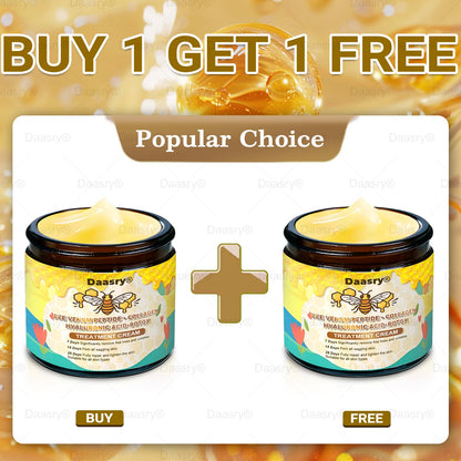 TGA Official: Daasry® Botox Bee Venom Skin Restoration Cream - Anti-aging, Hydrating, Skin Firming & Lifting, Skin Repair, Even Tone, Acne and Dark Spot Treatment, Wart and Mole Removal, and Psoriasis Relief.