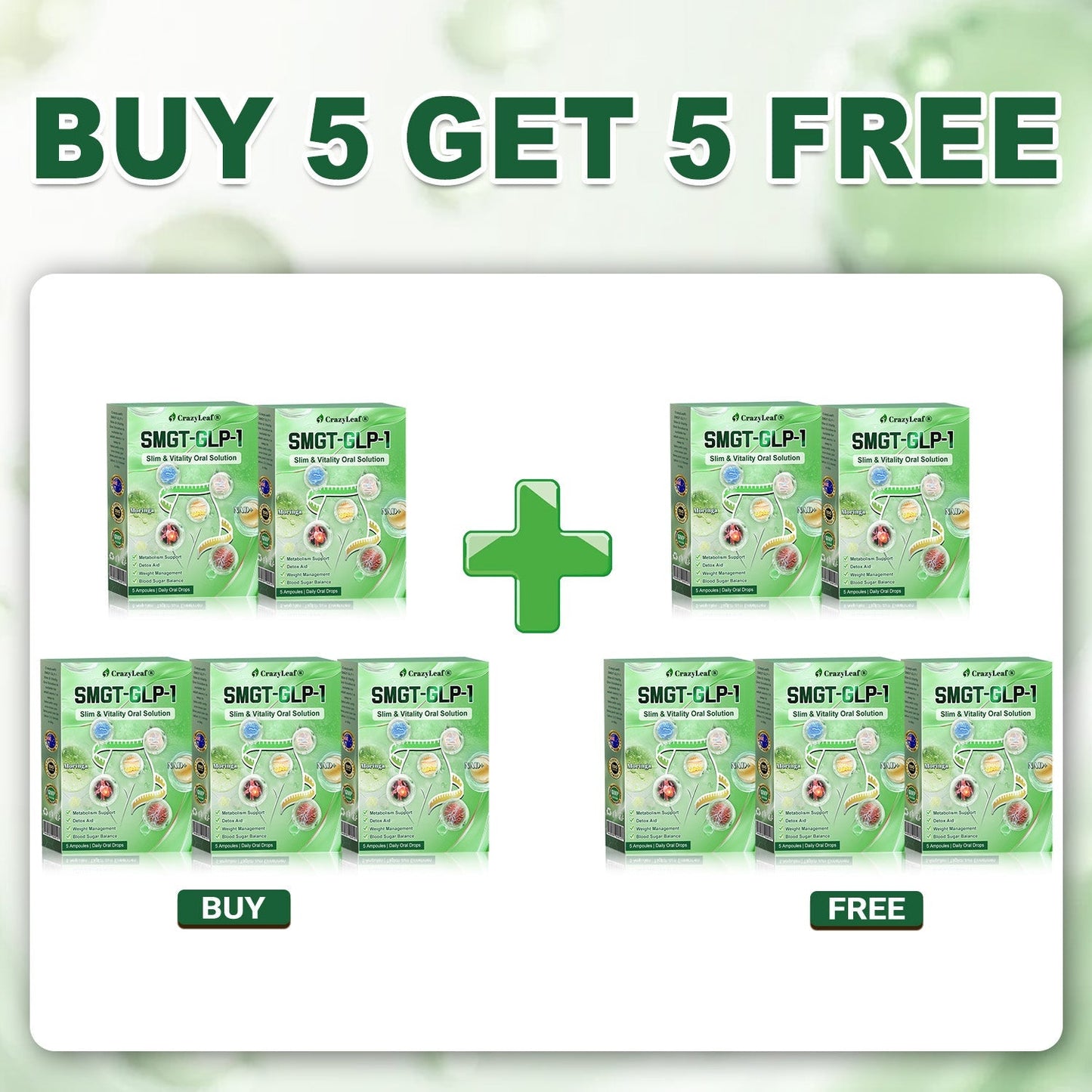 Crazyleaf® 🎁One last chance! Grab this lucky find at 50% OFF!🔥180-day money back guarantee! Free air shipping!